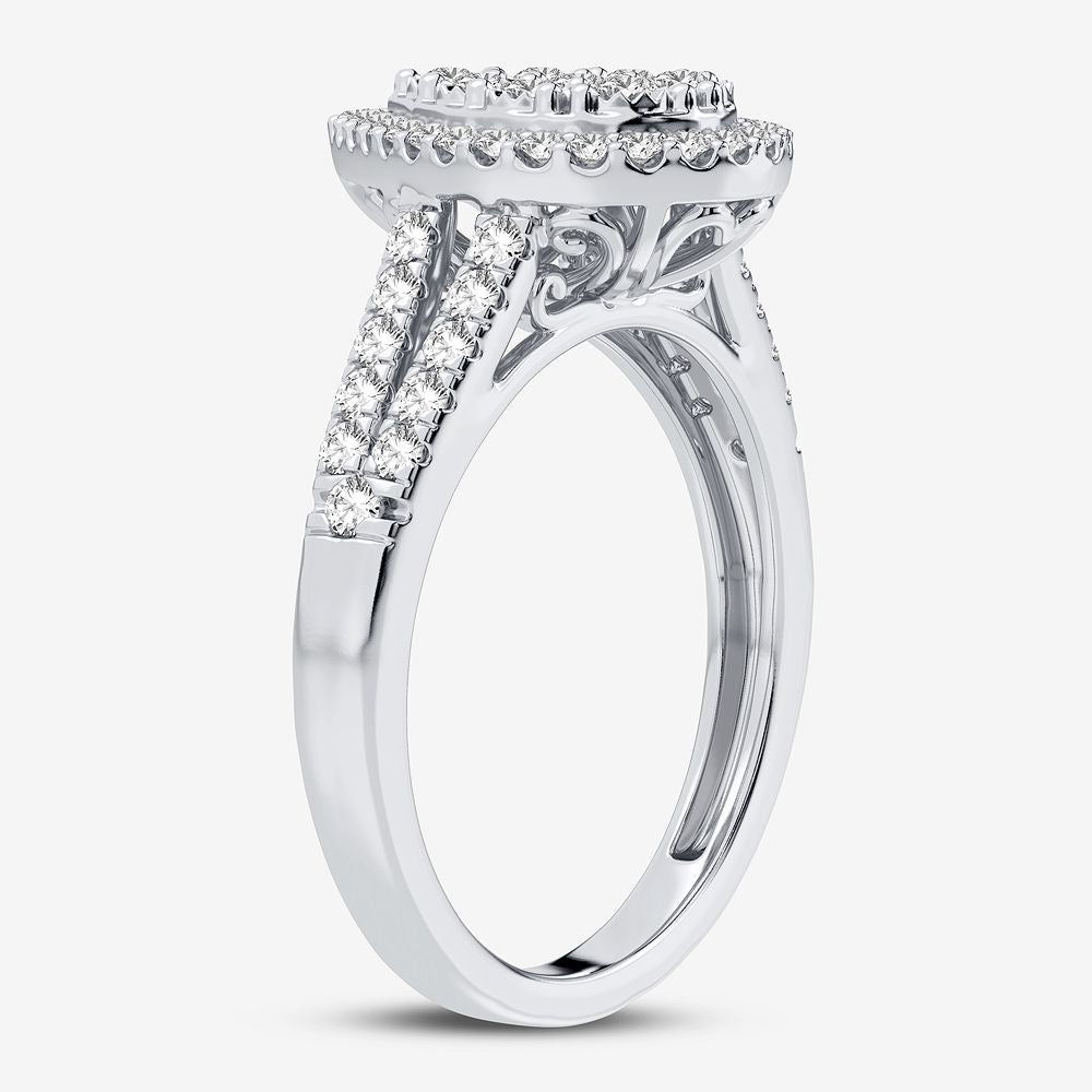 10K White Gold Gorgeous 0.50Ct Diamond Ring