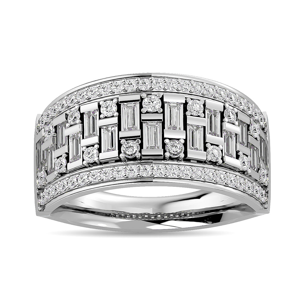 Diamond 1 5/8 Ct Tw Band In 14K White Gold