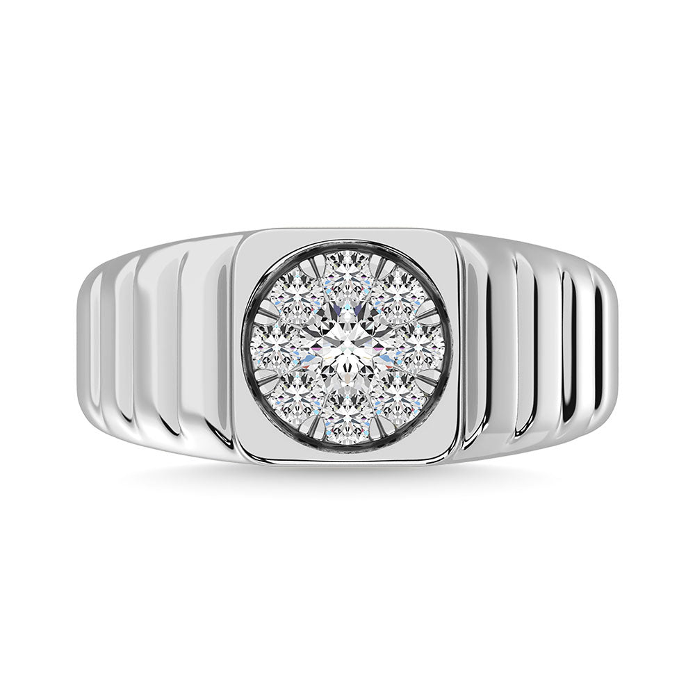Diamond 3/4 Ct.Tw. Mens Fashion Ring Ring In 14K White Gold