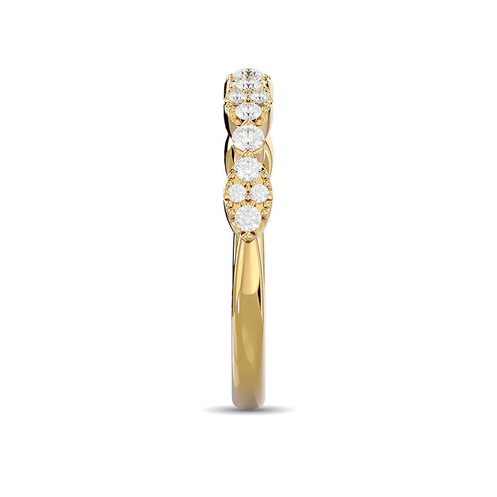 Diamond 1/3 Ct Tw Band In 14K Yellow Gold