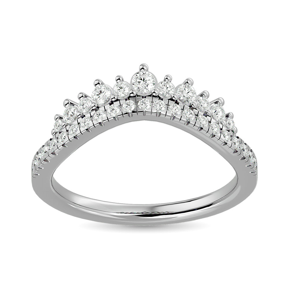 Diamond 1/3 Ct Tw Band In 14K White Gold