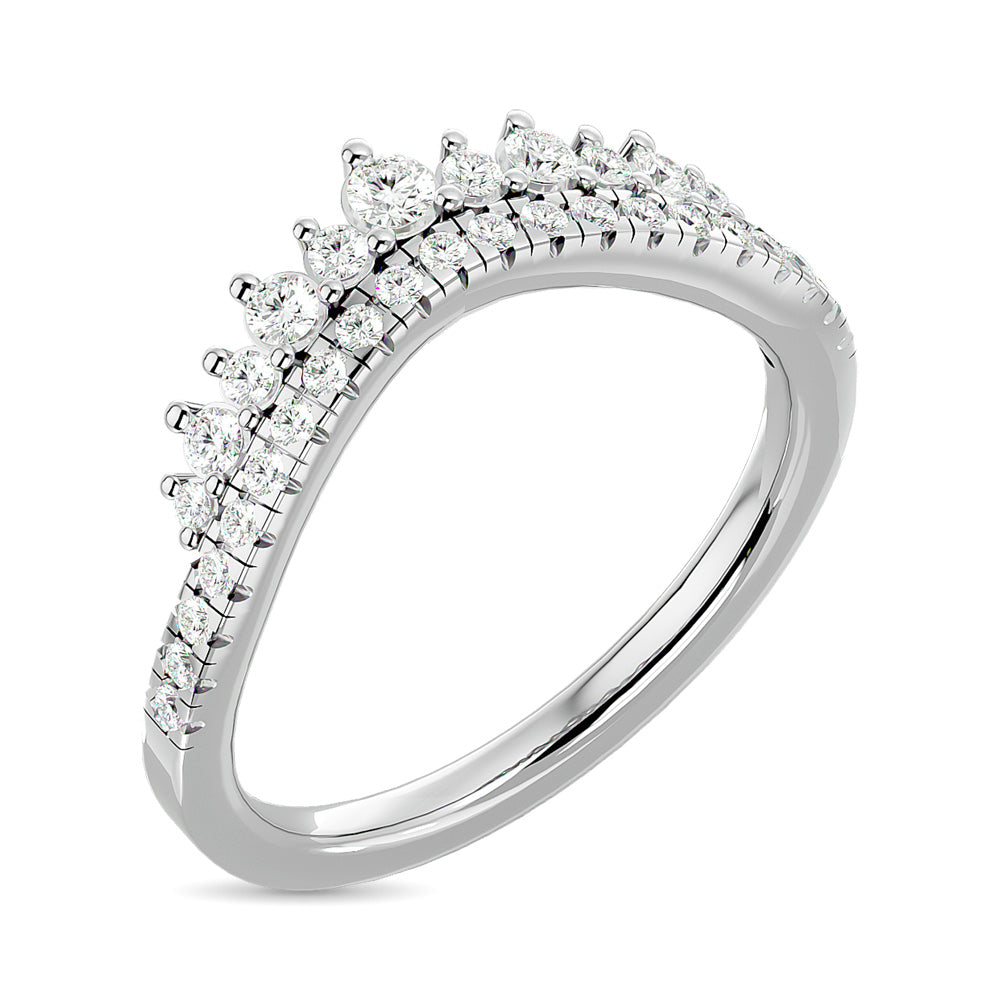 Diamond 1/3 Ct Tw Band In 14K White Gold