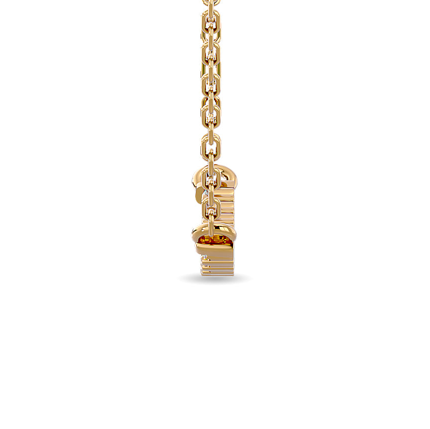 Diamond 1/6 Ct Tw Fashion Necklace  In 10K Yellow Gold