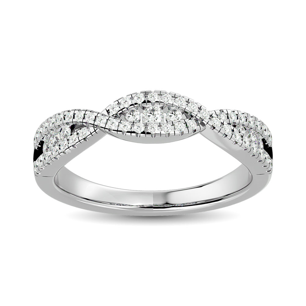 Diamond 1/3 Ct Tw Stackable Band In 14K White Gold