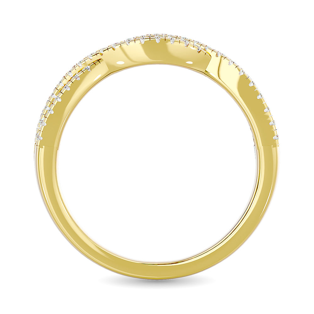 Diamond 1/3 Ct Tw Stackable Band In 14K Yellow Gold