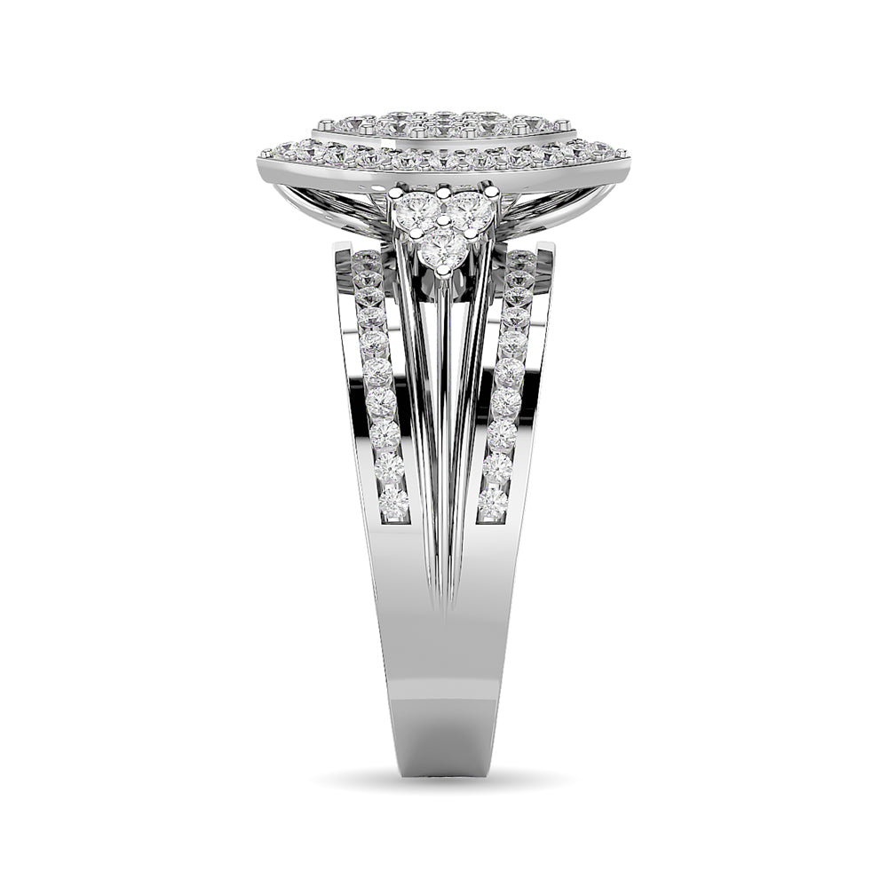 Diamond Engagement Ring 3/4 ct tw in 10K White Gold