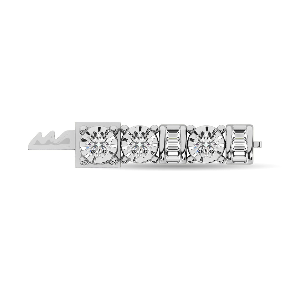 Diamond 2 Ct Tw Fashion Bracelet In 10K White Gold