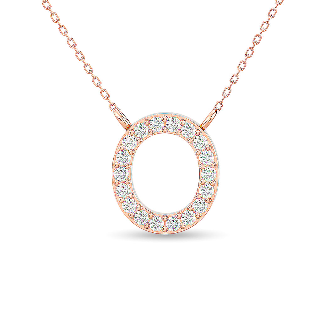 Diamond 1/20 Ct Tw Fashion Pendant In 10K Rose Gold