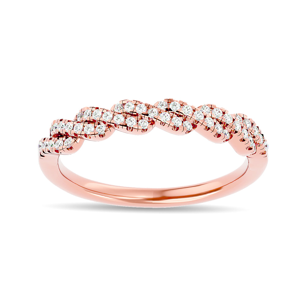 Diamond 1/5 ct tw Stackable Ring in 14K Rose Gold