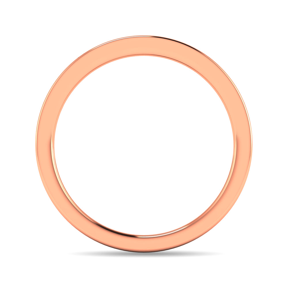 Diamond 1/20 Ct Tw Rount Cut Band In 14K Rose Gold