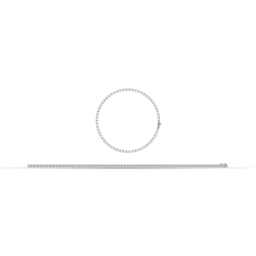 Diamond 1/4 Ct Tw Fashion Bracelet In Sterling Silver