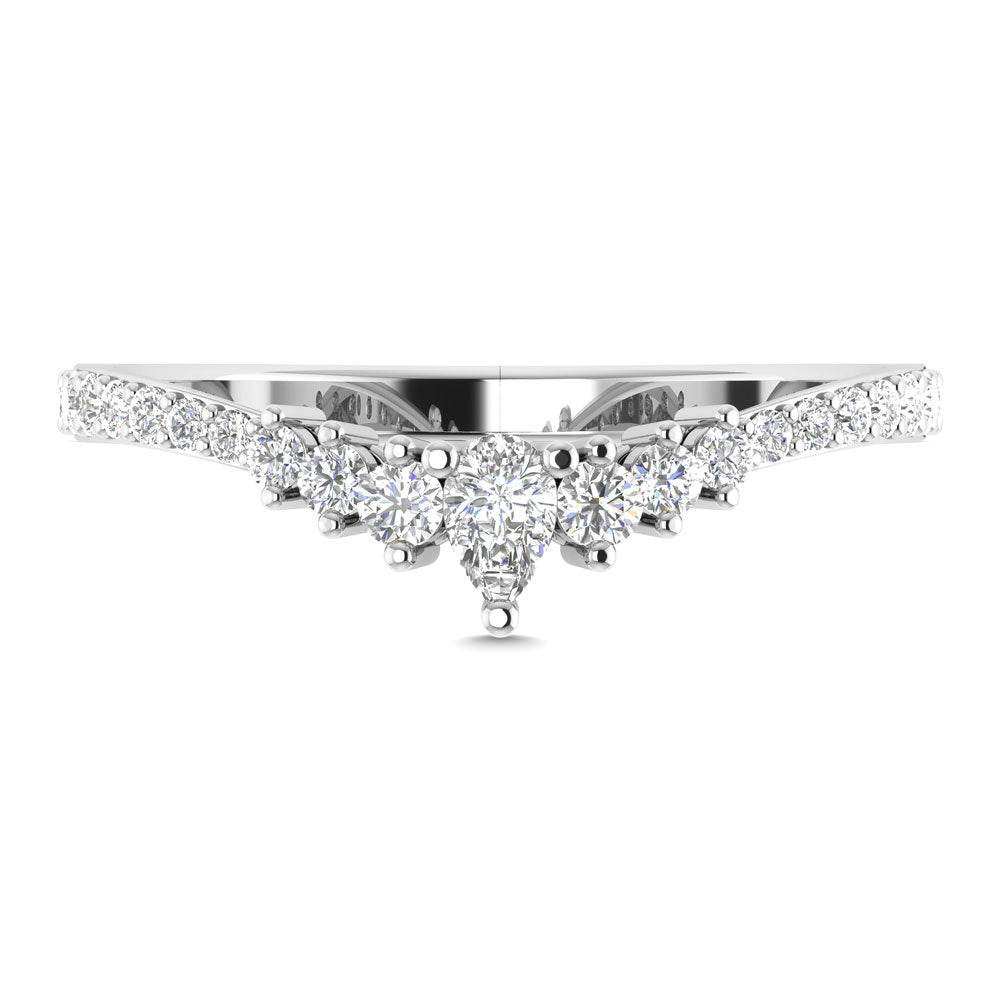 Diamond 1/3 Ct.Tw. Anniversary Band In 14K White Gold