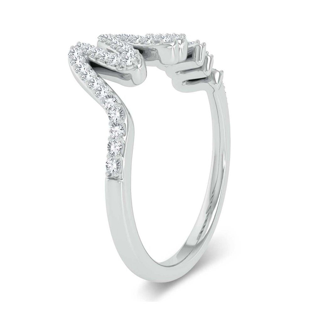 10K White Gold 0.23Ct Diamond Ring