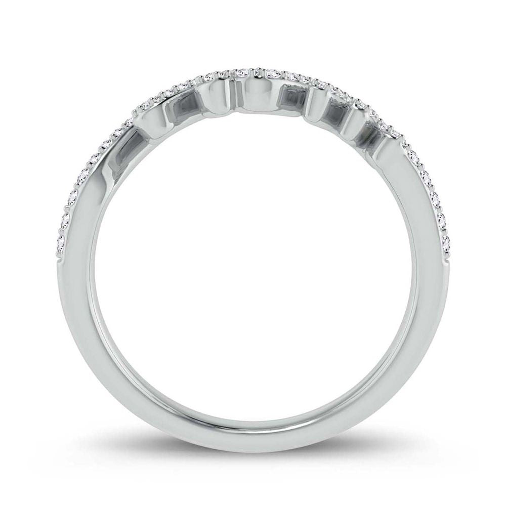 10K White Gold 0.23Ct Diamond Ring