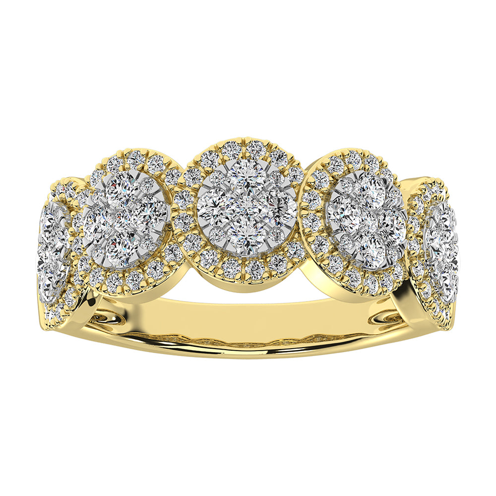 14K White Gold 1 Ct.Tw. Diamond Fashion Ring