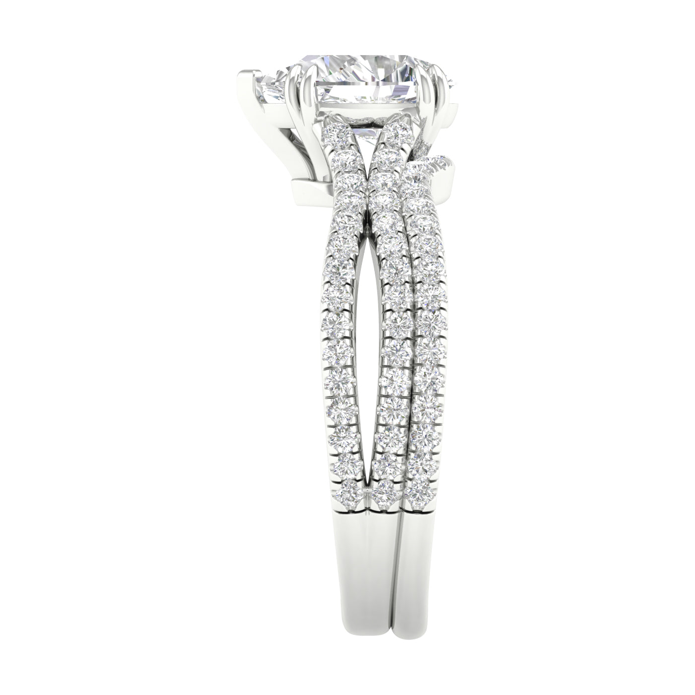 14K White Gold