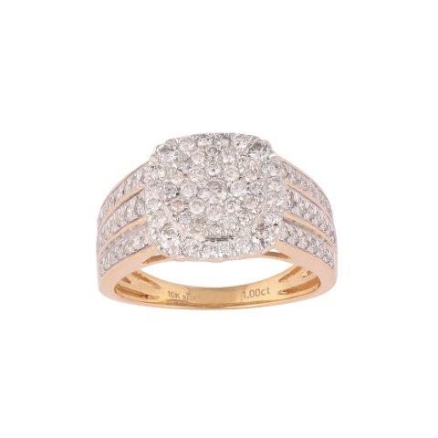 10K Yellow 1.00Ct D-Ladies Rings