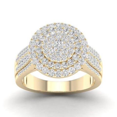 10K Yellow 1.00Ct D-Ladies Ring