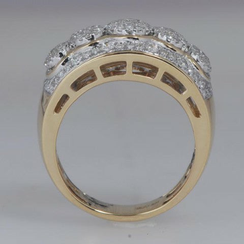 10K White 0.75Ct D- Ladies Ring