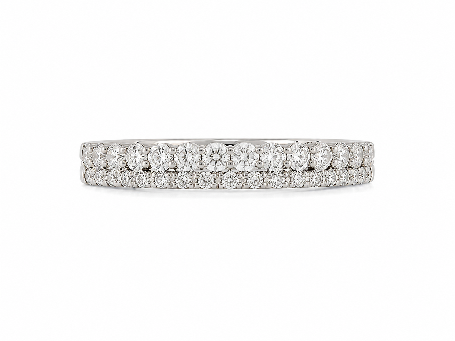 18KT White Gold 0.42 CTW Diamond Ladies Ring [K22H25]