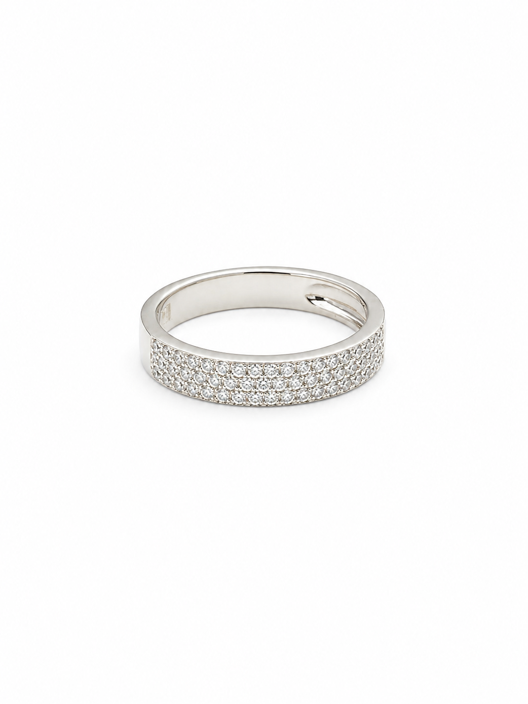 14KT White Gold 0.35 CTW Diamond Ladies Ring [K21H25]