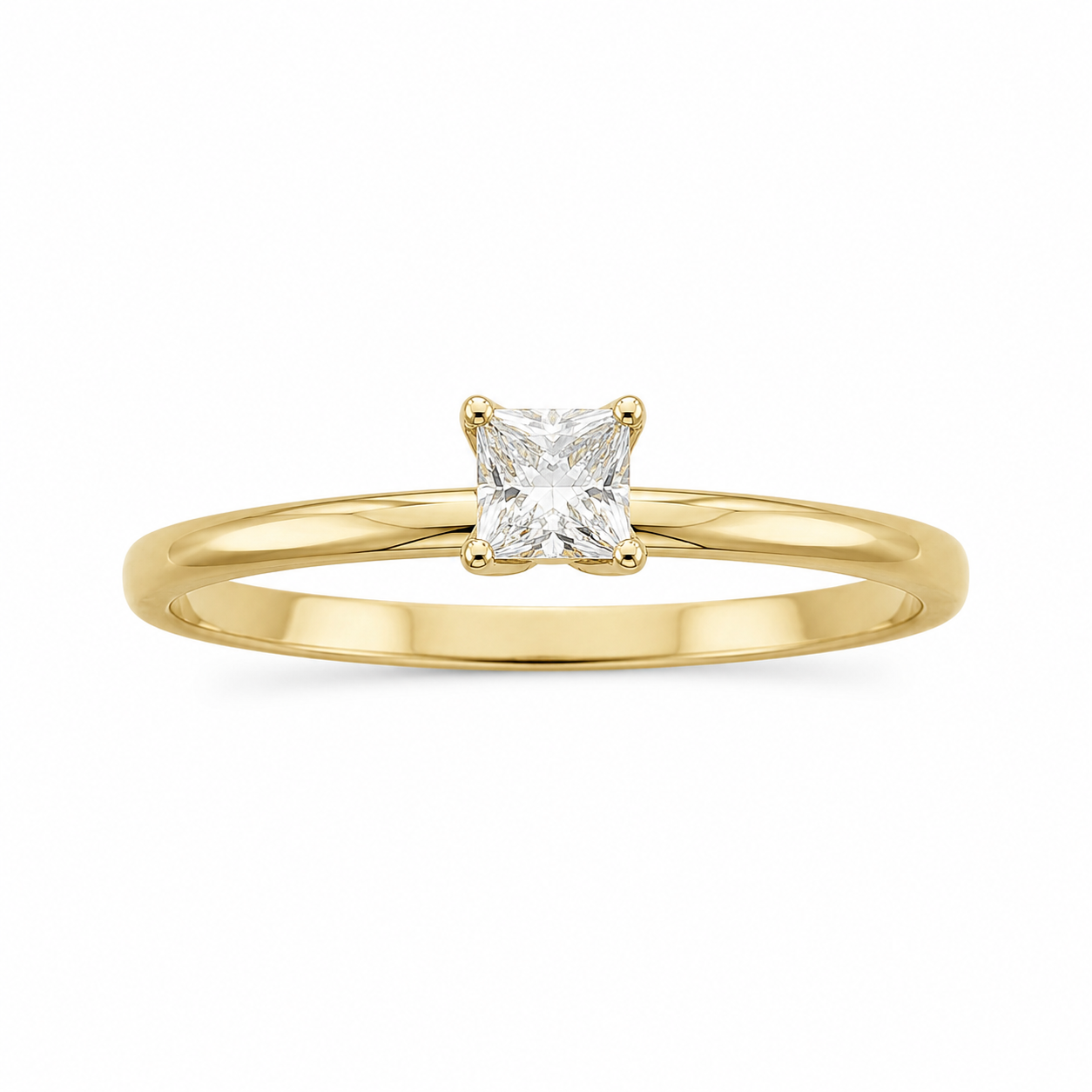 14KT Yellow Gold 0.25 CTW Diamond Ladies Ring [K22H00]