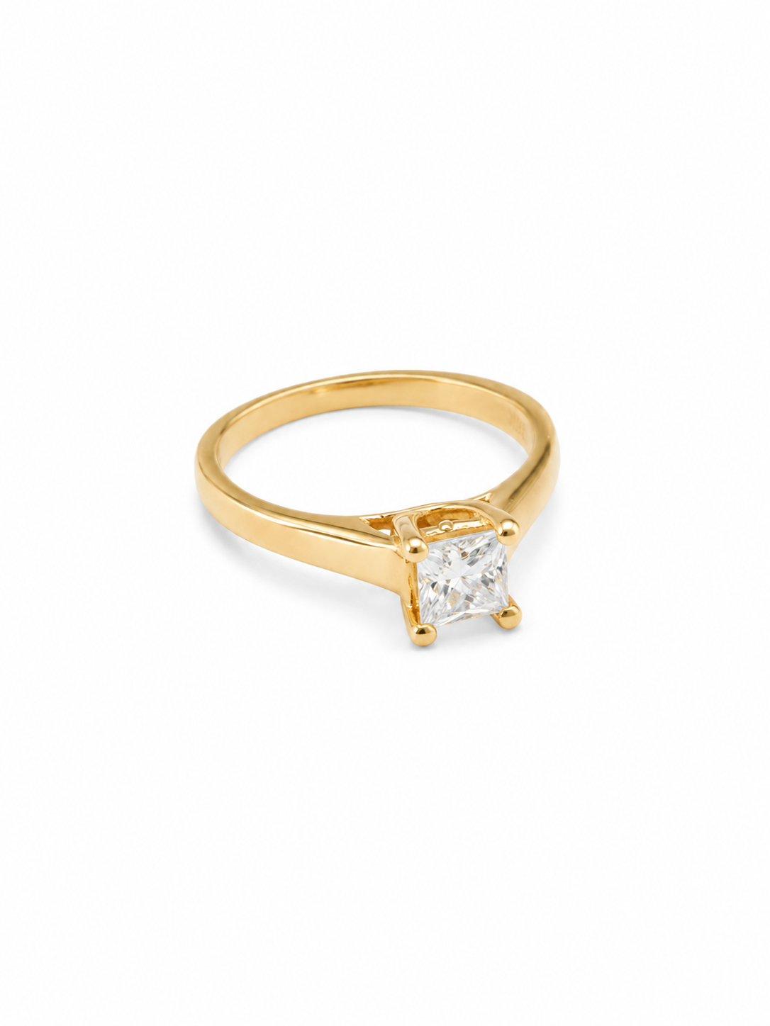 14KT Yellow Gold 0.50 CTW Diamond Ring [K38H00]