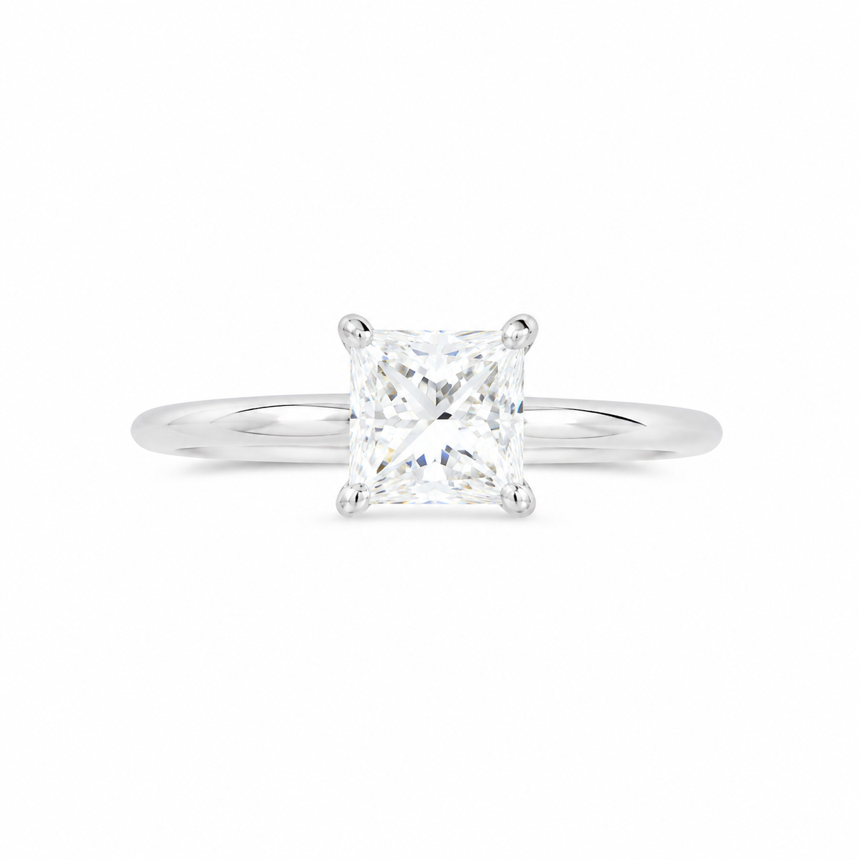 Platinum GIA 0.75 CTW VVS1-G Diamond Ring [K98H00 - 7236511638]