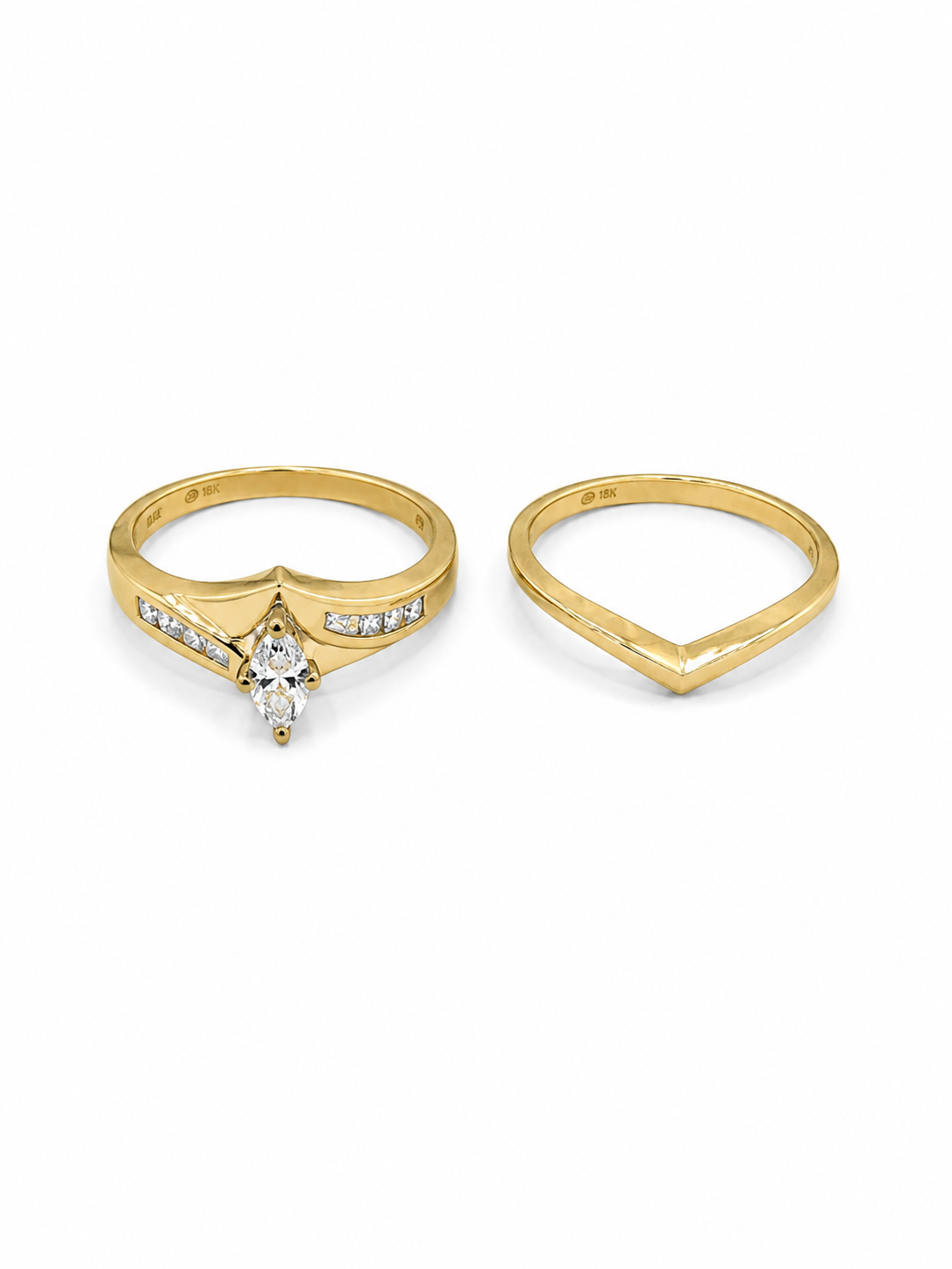 14KT Yellow Gold 0.50 CTW Diamond Ring [K34H50]