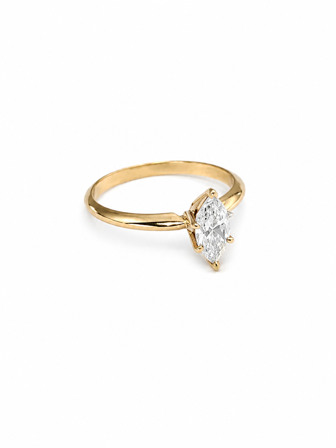 14KT Yellow Gold 0.50 CTW Diamond Ring [K31H50]