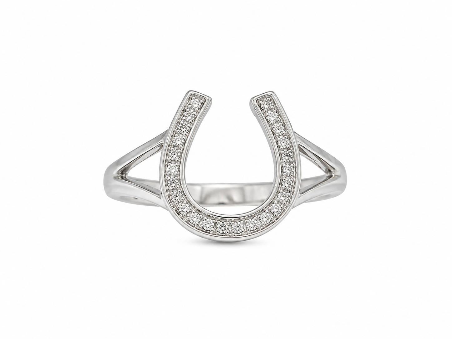 10KT White Gold 0.07 CTW Diamond Ring [K8H00]