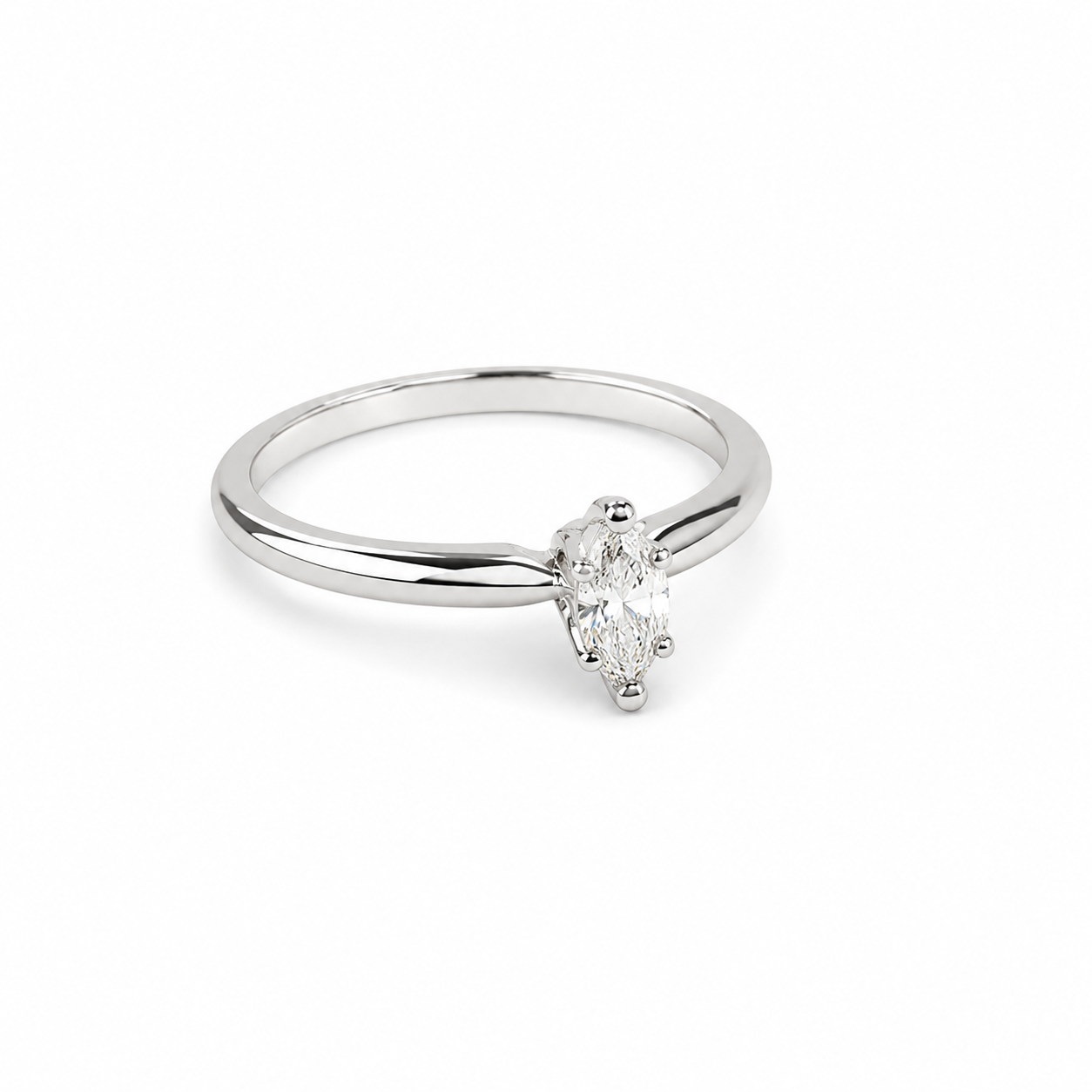 14KT White Gold 0.50 CTW Diamond Ring [K32H50]