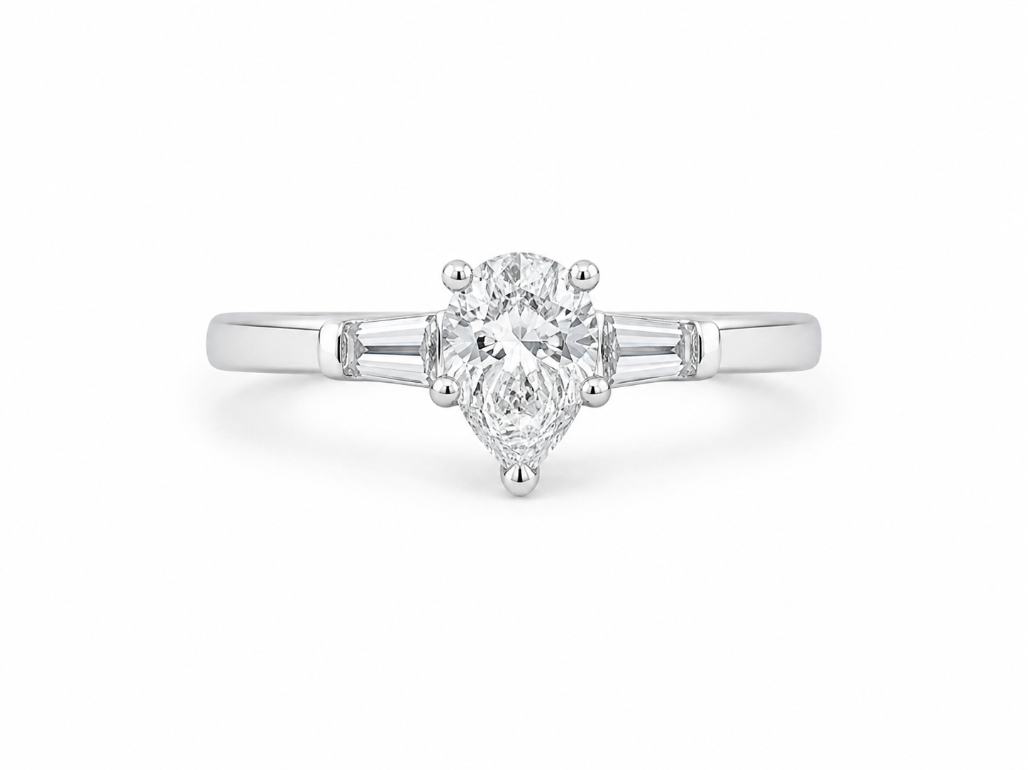 18KT White Gold 1 CTW Diamond Ring [K5T]