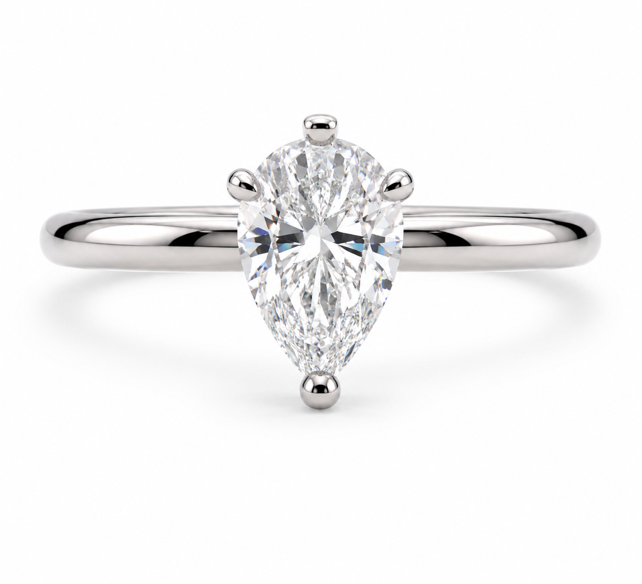 Platinum GIA 1.03 CTW SI2-D Diamond Ring [K10T - 2201425028]