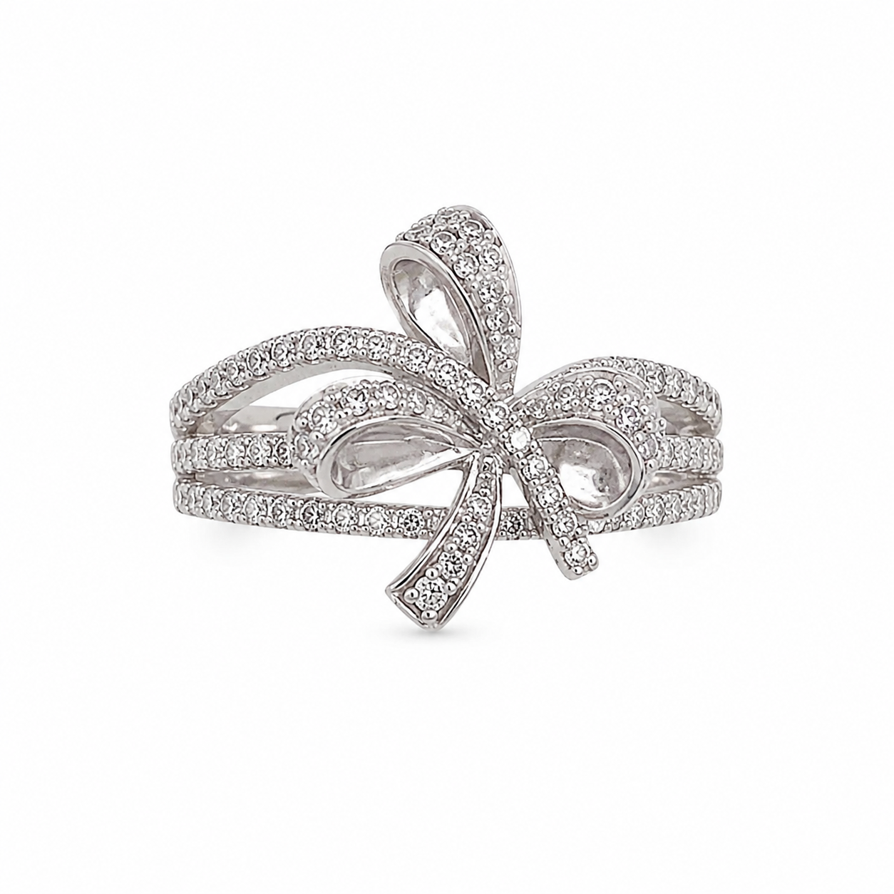 Silver 0.25 CTW Diamond Ring [K3H00]