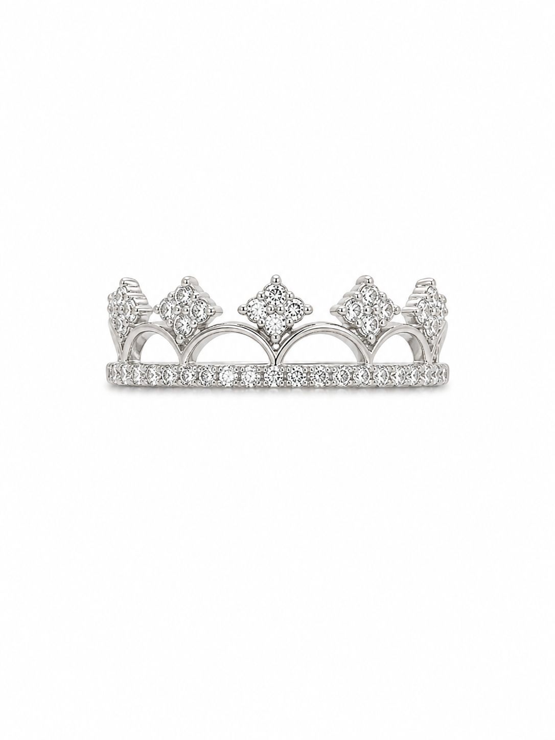 14KT White Gold 0.30 CTW Diamond Ring [K13H50]