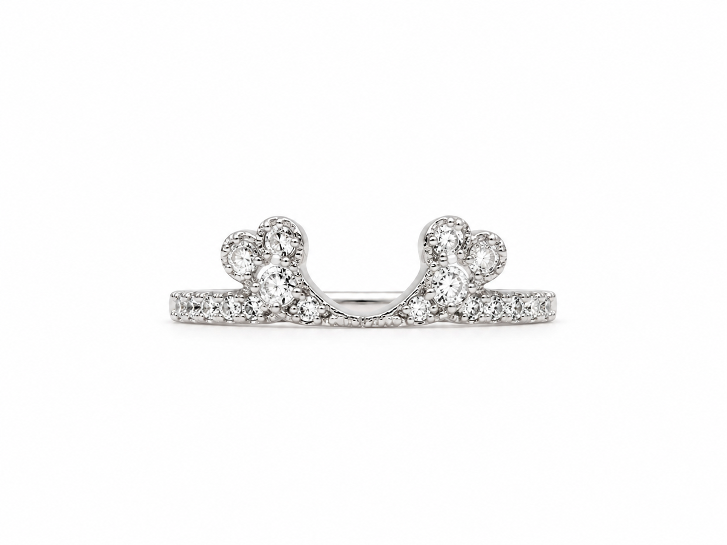 14KT White Gold 0.25 CTW Diamond Ring [K16H00]
