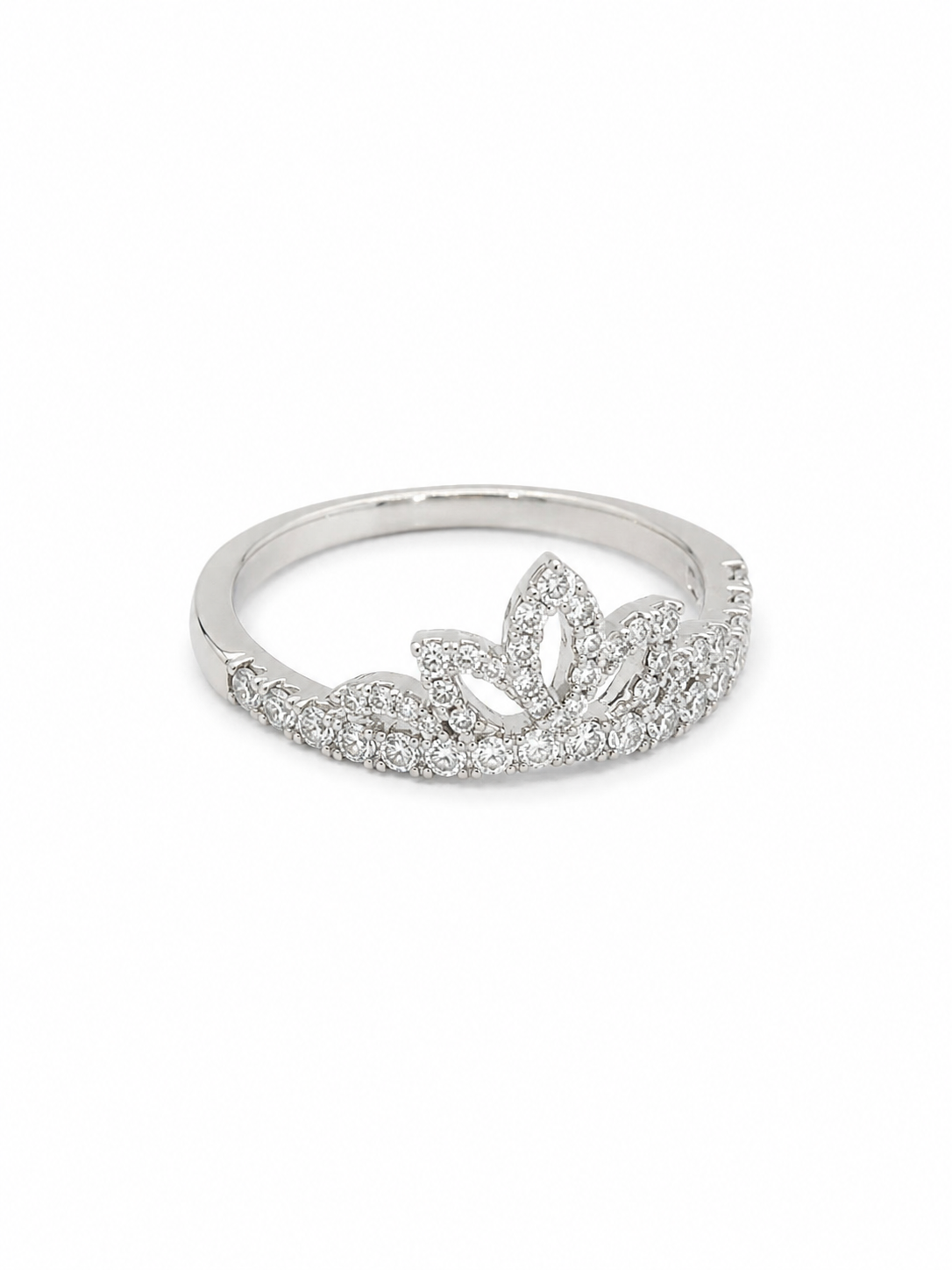 10KT White Gold 0.20 CTW Diamond Ring [K8H00]
