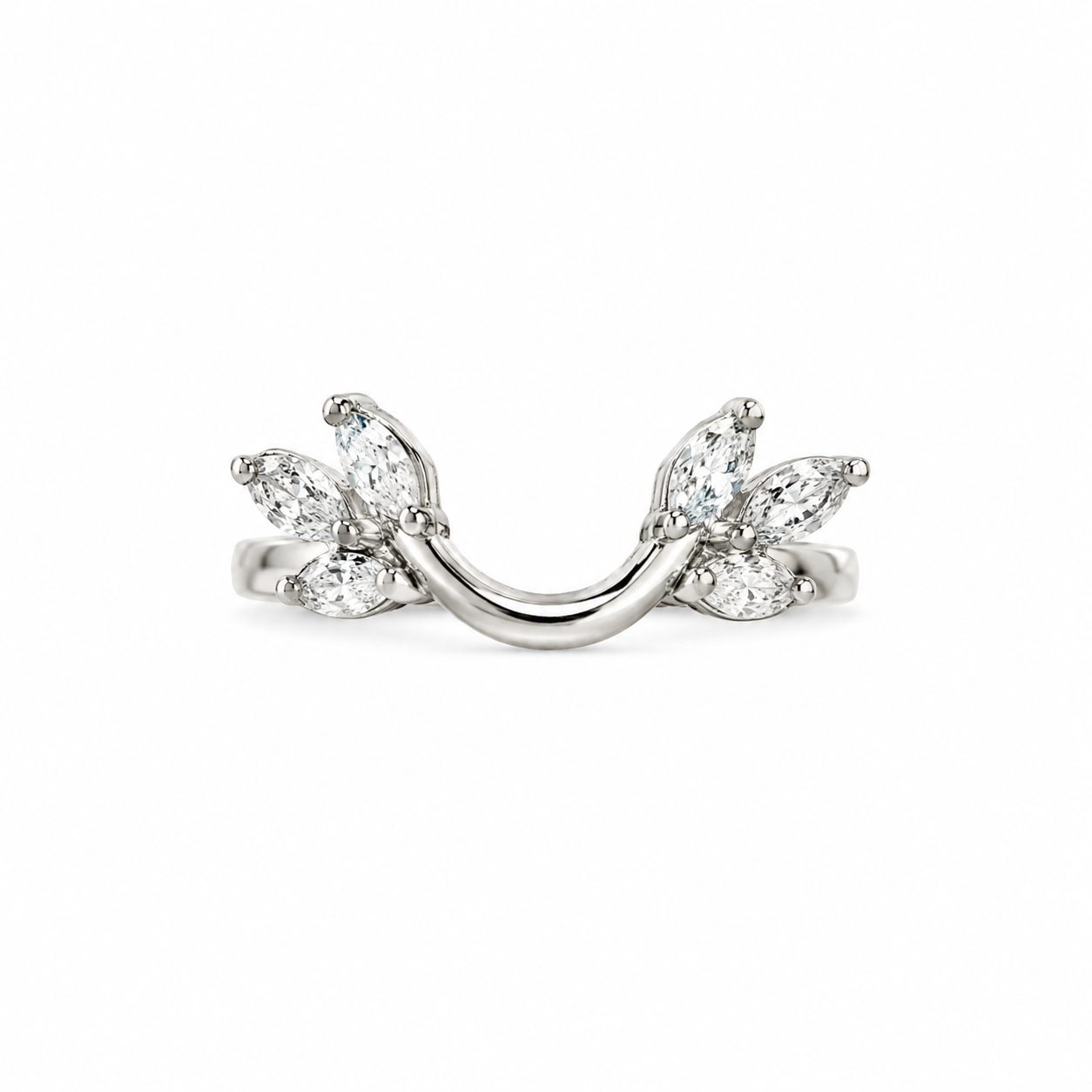 14KT White Gold 0.30 CTW Diamond Ring [K15H00]