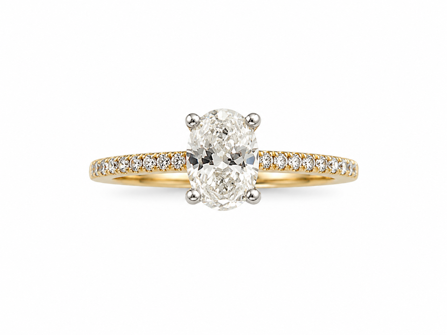 14KT Yellow Gold 0.68 CTW Diamond Ladies Ring [K42H00]