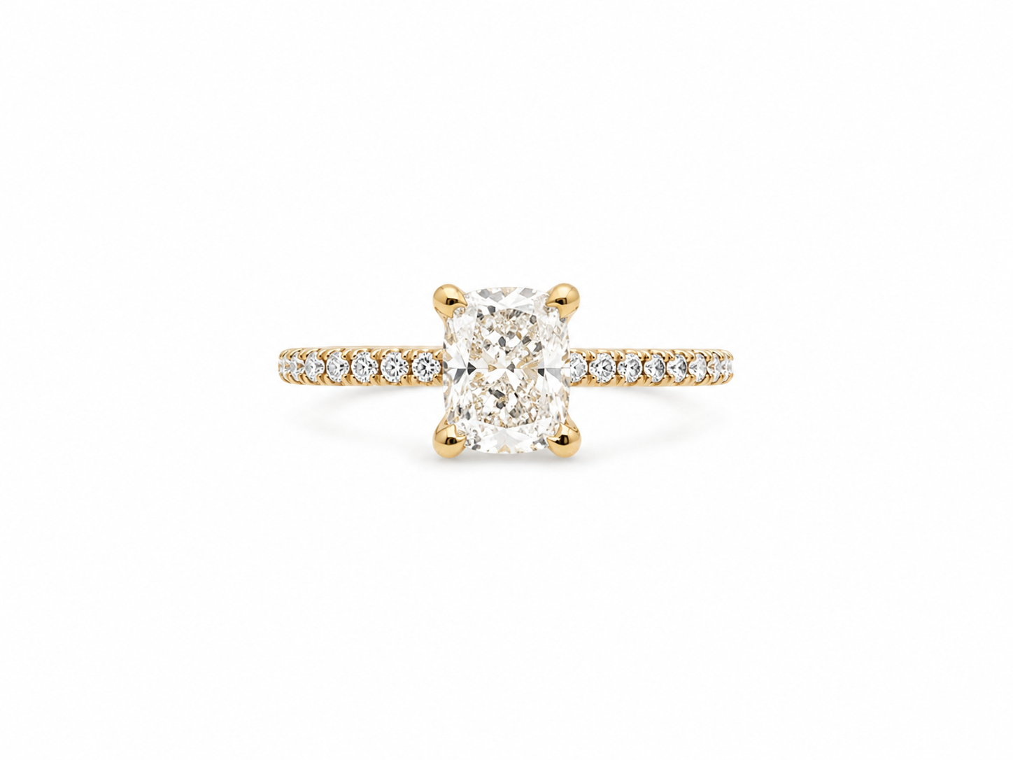 18KT Yellow Gold 1.27 CTW Diamond Ring [K65H00]