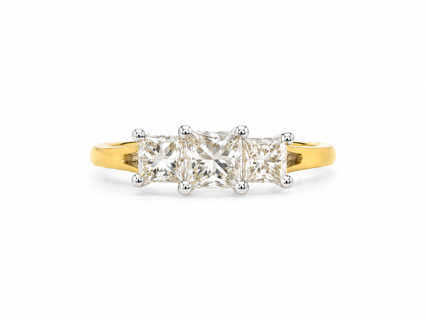 14KT Yellow Gold 0.95 CTW Diamond Ring [K75H00]