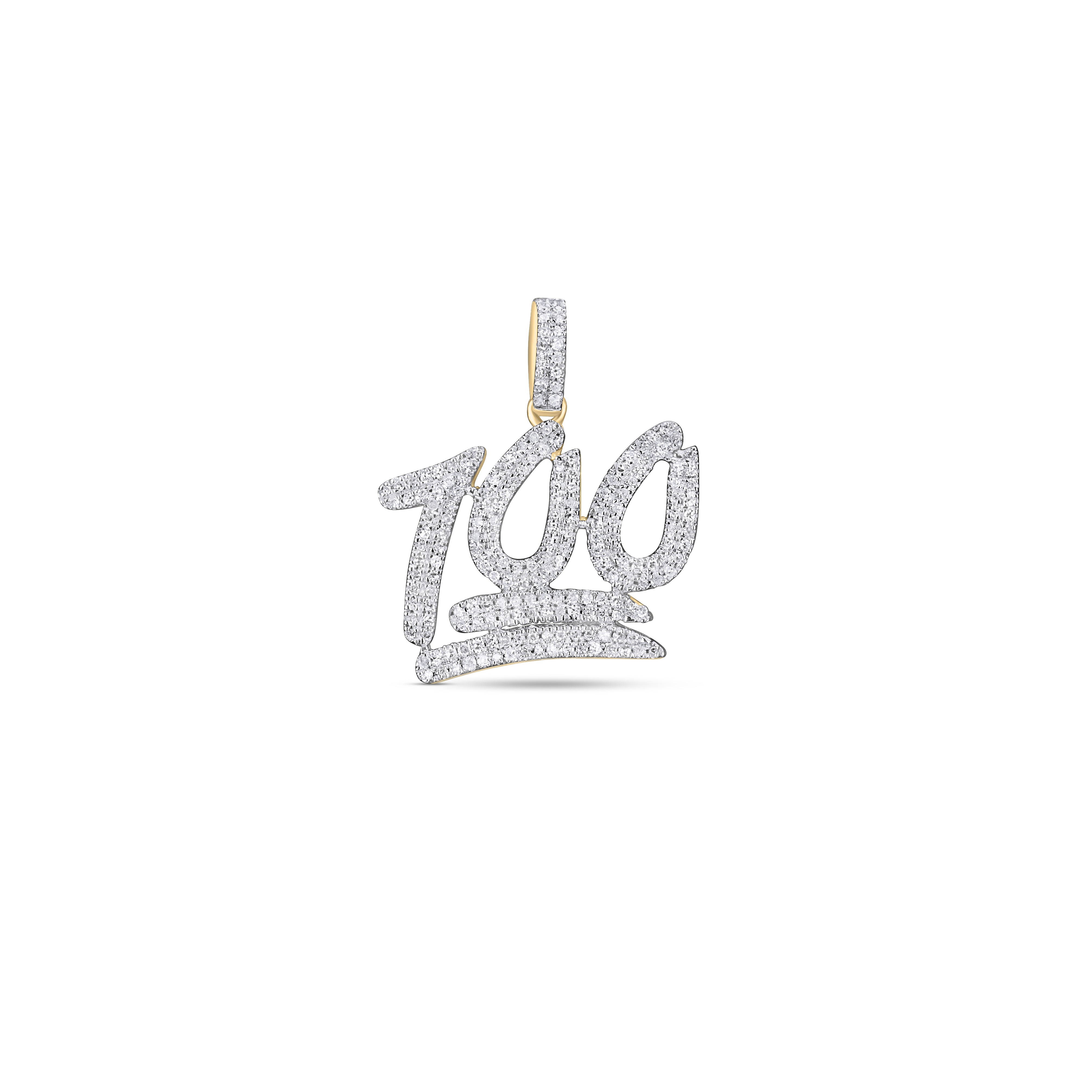 10K Yellow 0.31-0.44Ct D-Charm 100 (Chains Sold Separately)