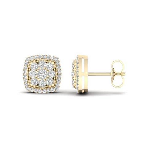 10K Yellow 0.20Ct D-Earring