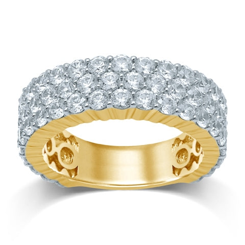 10K Yellow 5.46-5.53Ct D-Dark Mens Bands