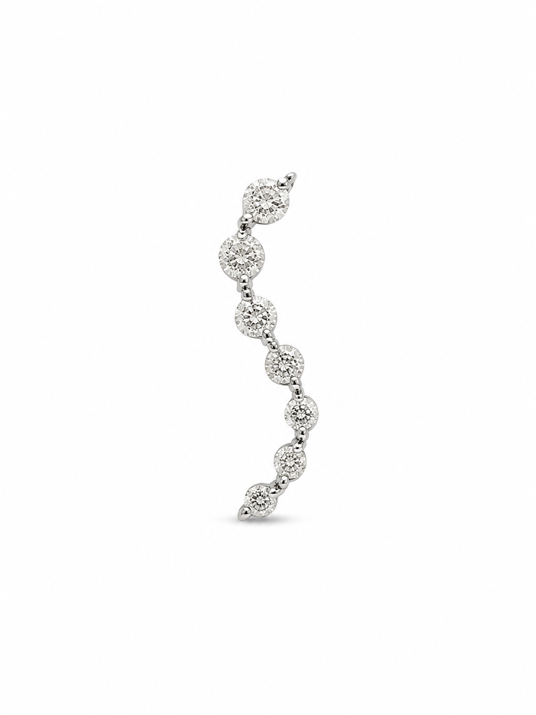 10KT Yellow Gold 0.09 CTW Journey Diamond Pendant [K5H]