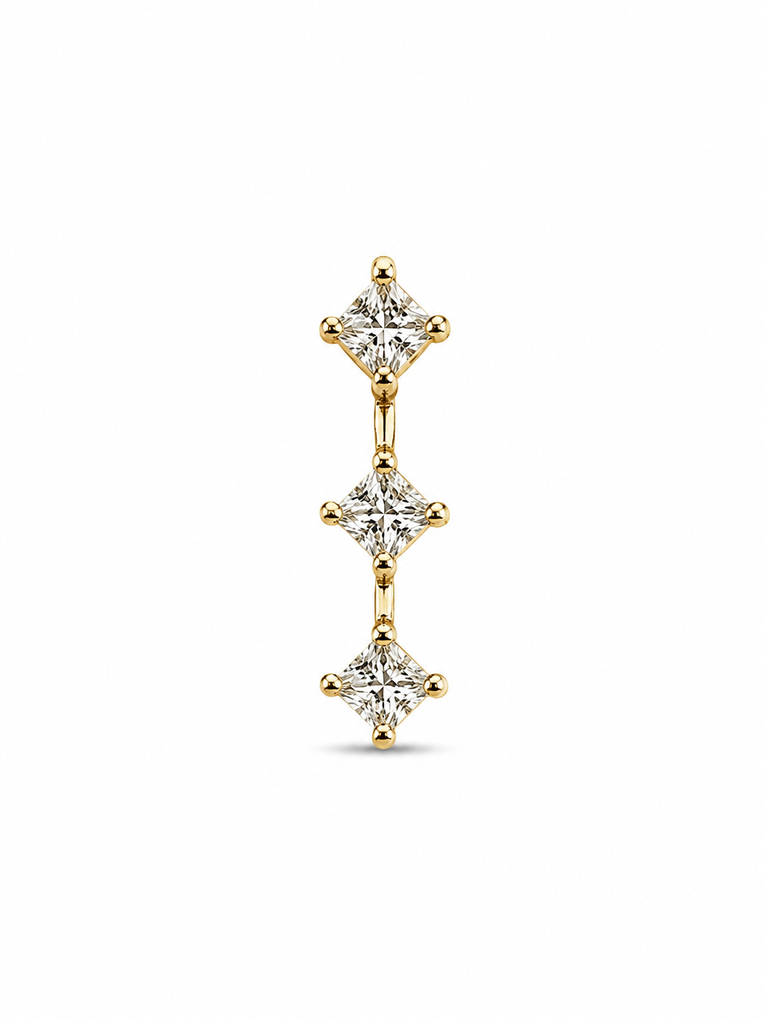 14KT Yellow Gold 0.65 CTW Journey Diamond Pendant [K22H50]