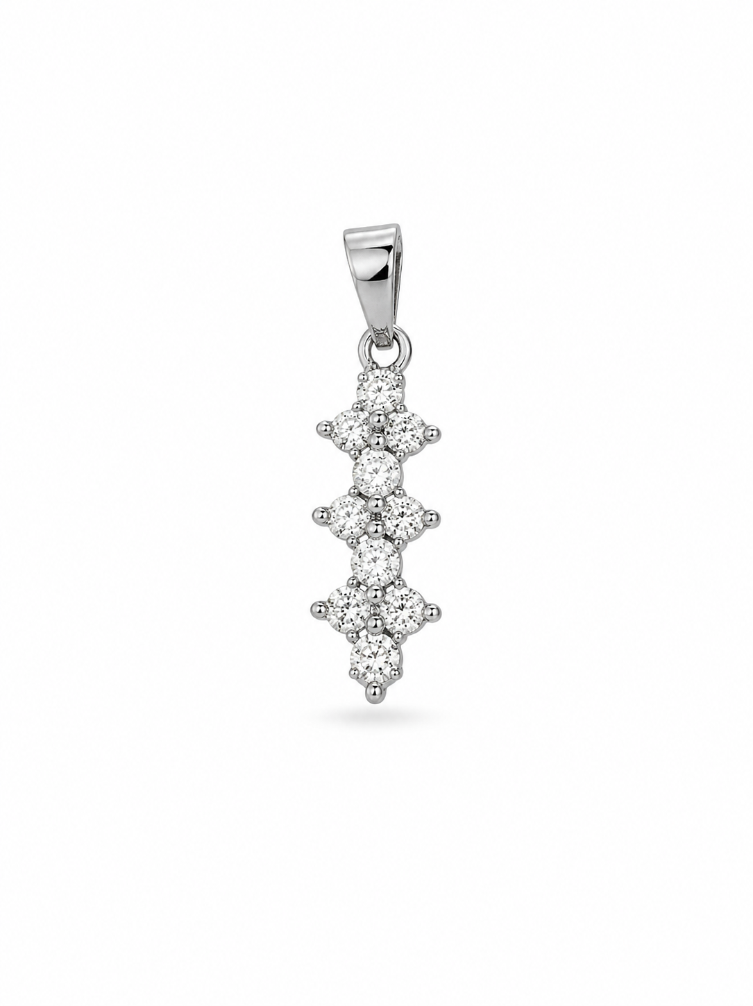 14KT White Gold 0.25 CTW Diamond Pendant [K8H]