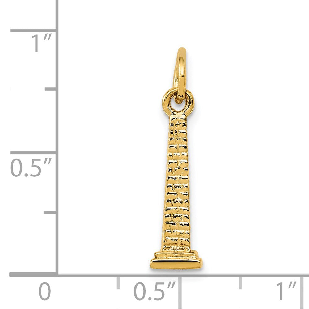 14K 3D Washington Monument Charm