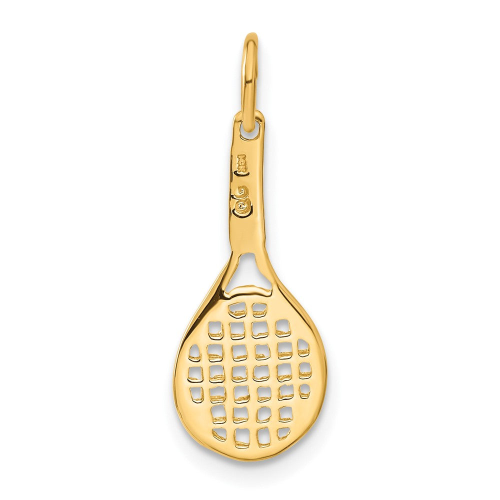 14k Racquet Charm